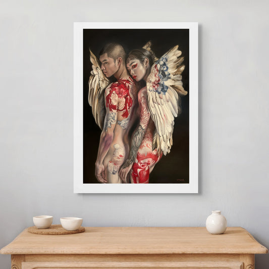 "THE GUARDIANS OF THE THRESHOLD"  FINE ART PRINT