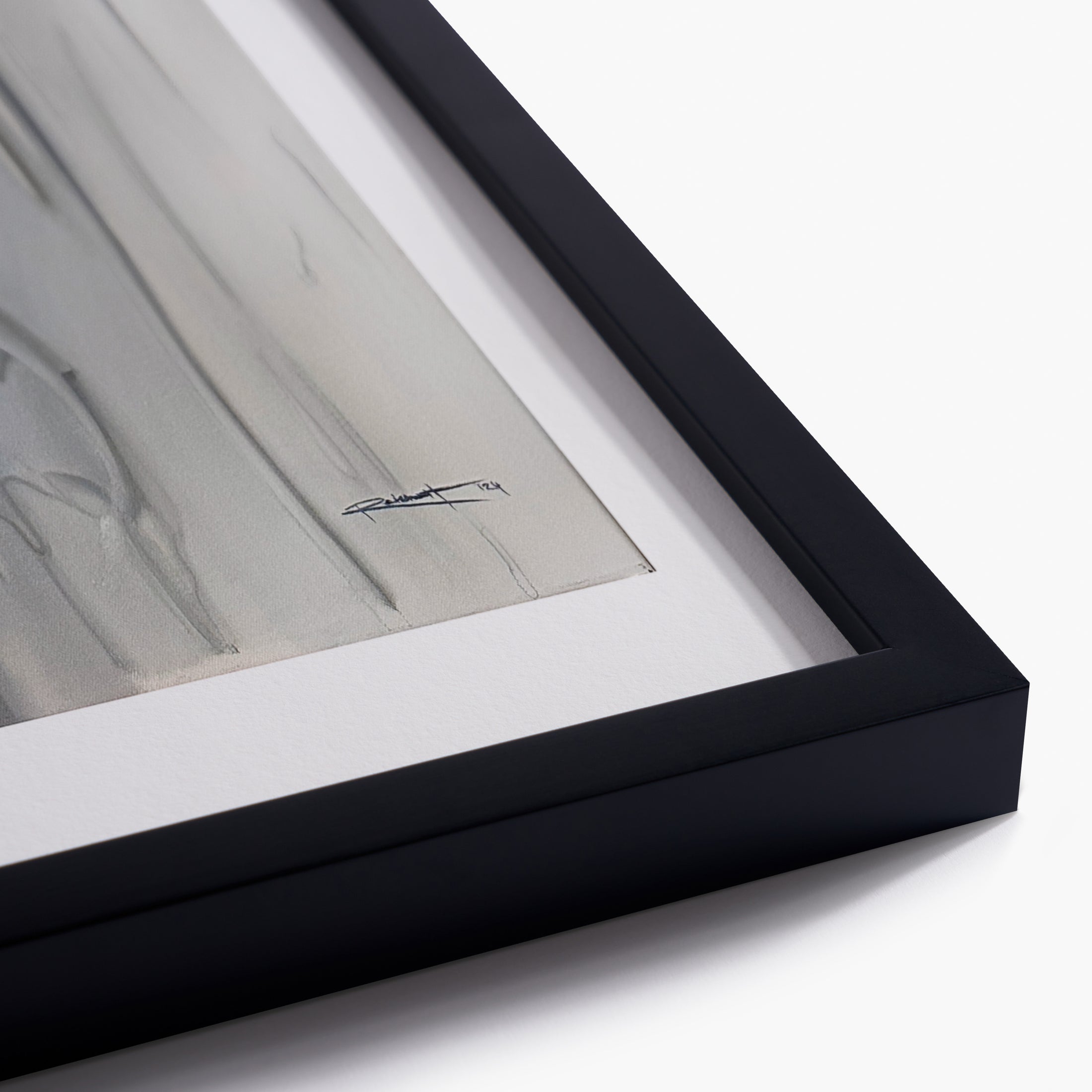 "BEHIND HER SOUL"  FINE ART PRINT