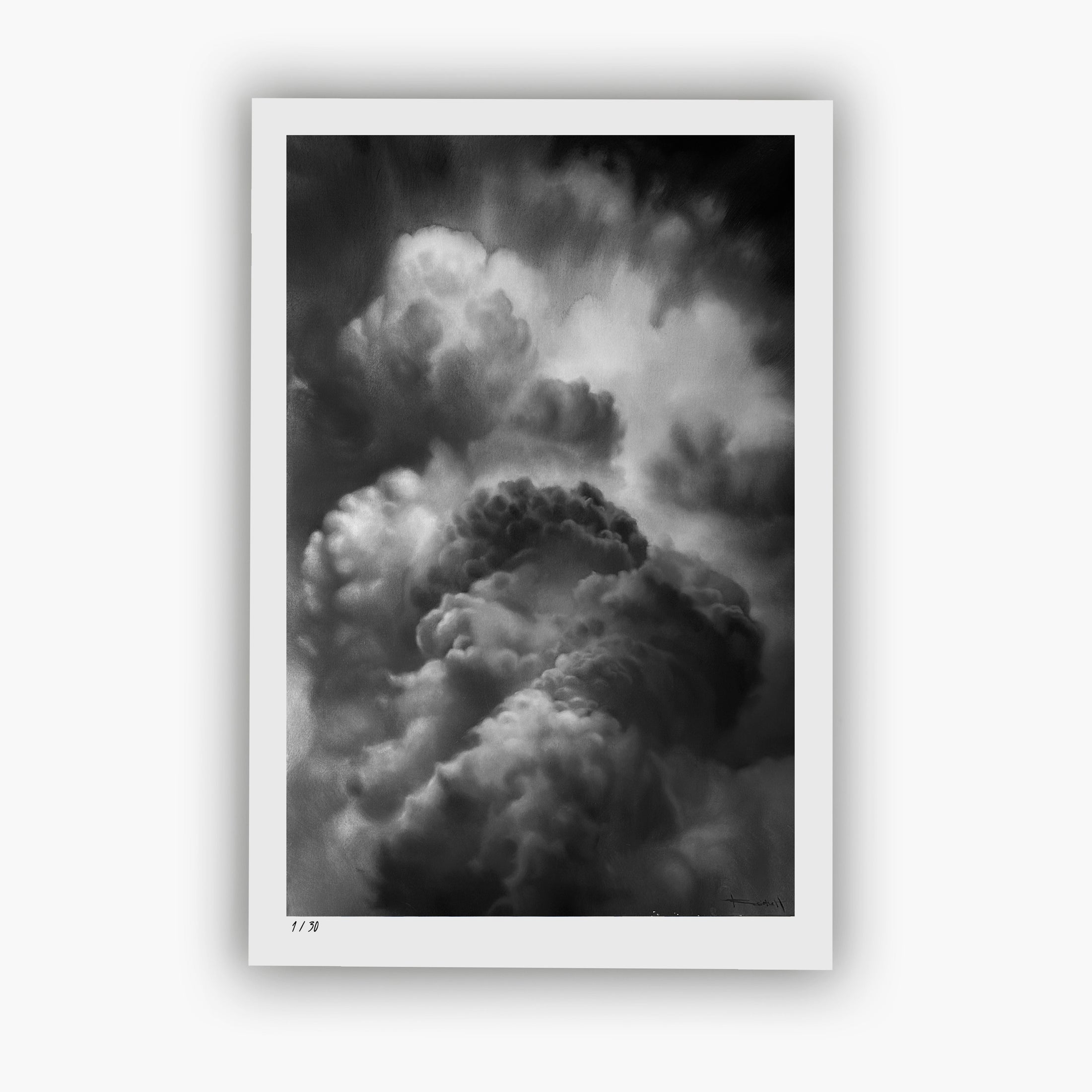 "INSPIRATION"  (BLACK AND WHITE) FINE ART PRINT