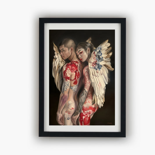 "THE GUARDIANS OF THE THRESHOLD"  FINE ART PRINT